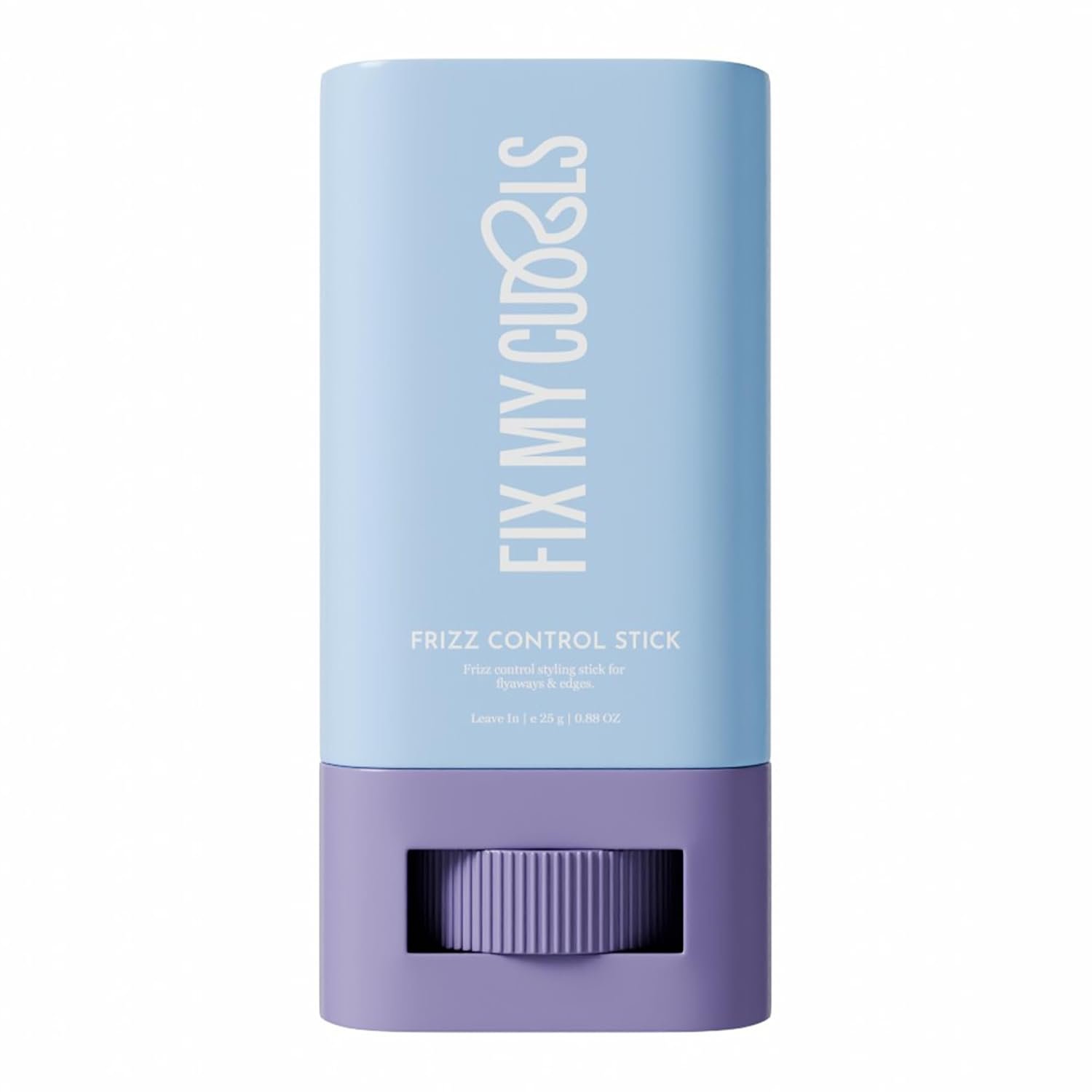 Fix My Curls Frizz Control Stick | Smooths Flyaways | Wax-Free | 15g Tames flyaways and frizz for smooth, polished hair anytime, anywhere.