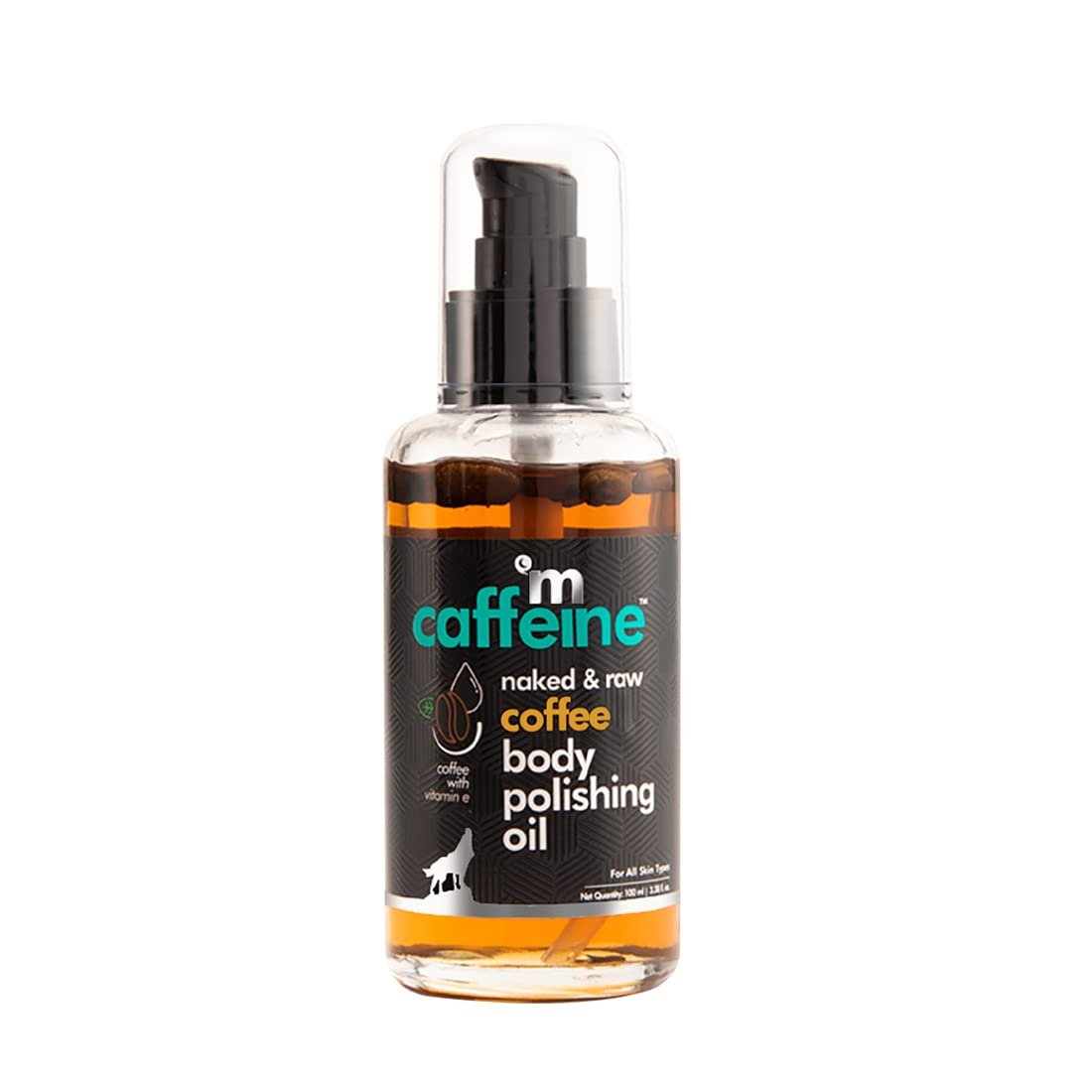 mCaffeine Coffee Body Oil for Dry Skin For Women & Men | Moisturizing Body Oil with Relaxing Aroma for a Soft, Smooth & Glowing Skin (100ml) thumbnail