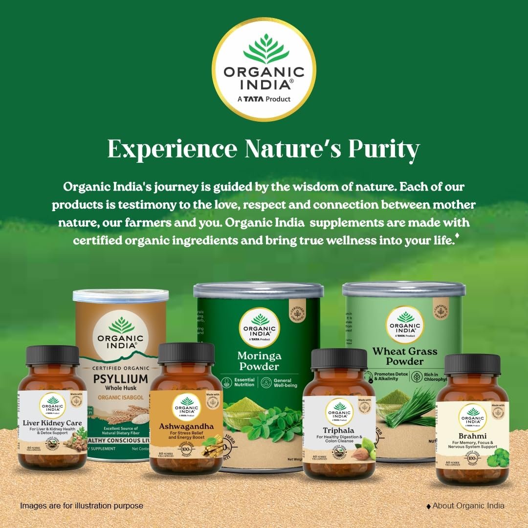 A TATA Product - Organic India Neem Blood Purifier - 60 Veg Capsules, Natural Blood Purifier, thumbnail