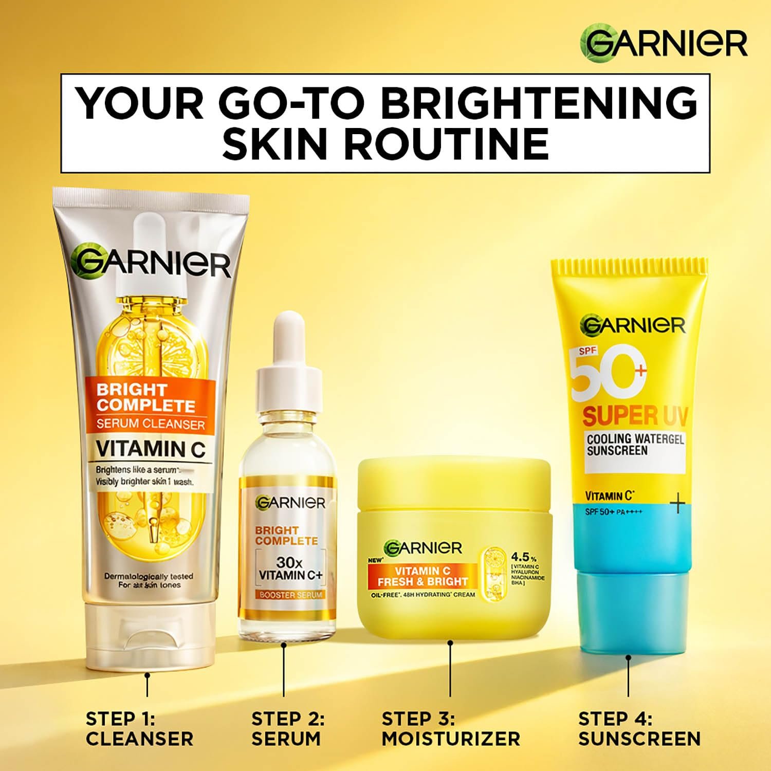 Garnier Fresh & Bright Vitamin C Sorbet Gel Face Moisturizer Cream, 45g For Hydration & Dark Spot Reduction, thumbnail
