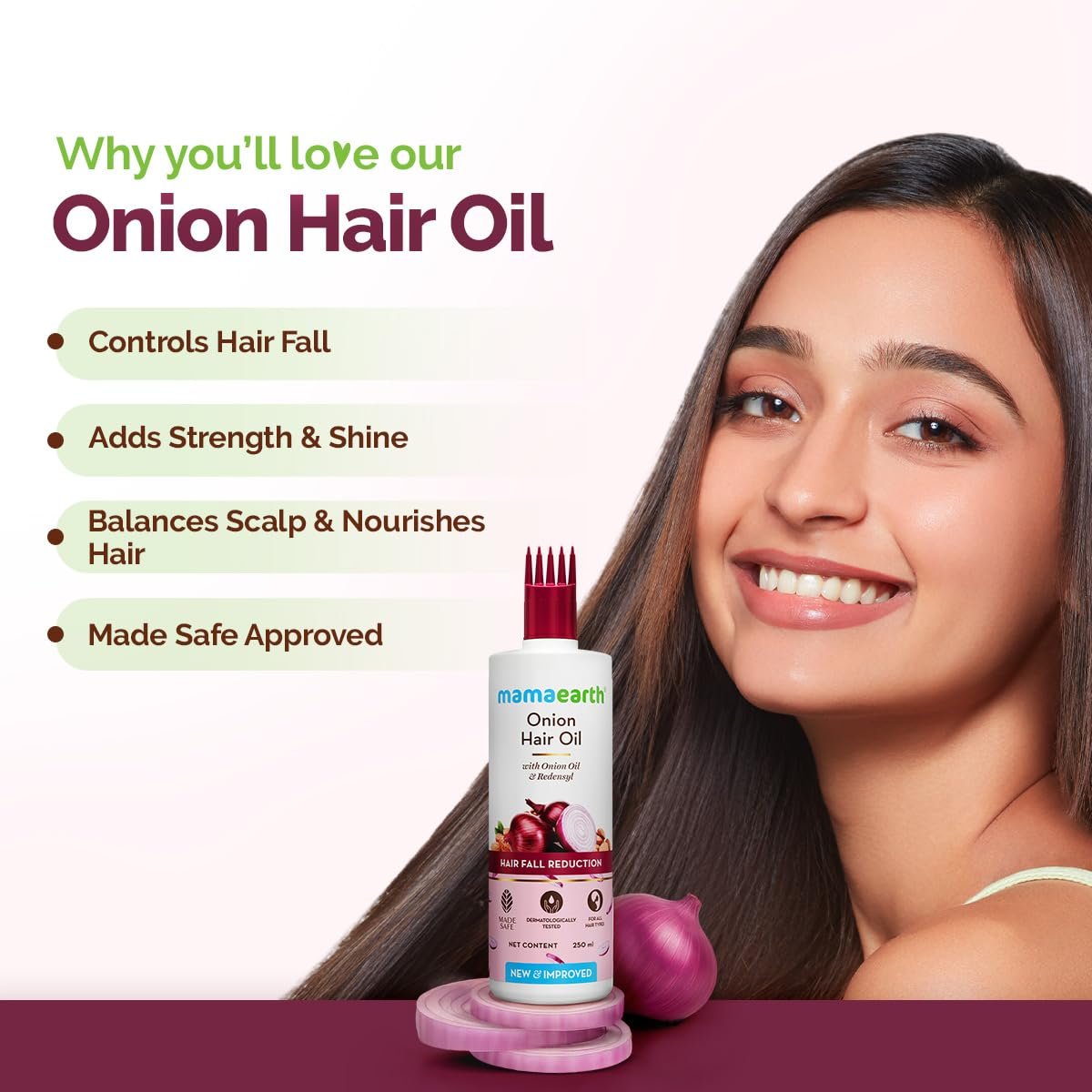 Mamaearth Onion Hair Oil / 200 ml thumbnail