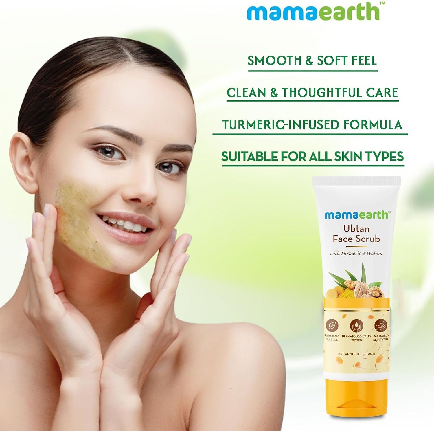 Mamaearth Ubtan Scrub / 100ml thumbnail