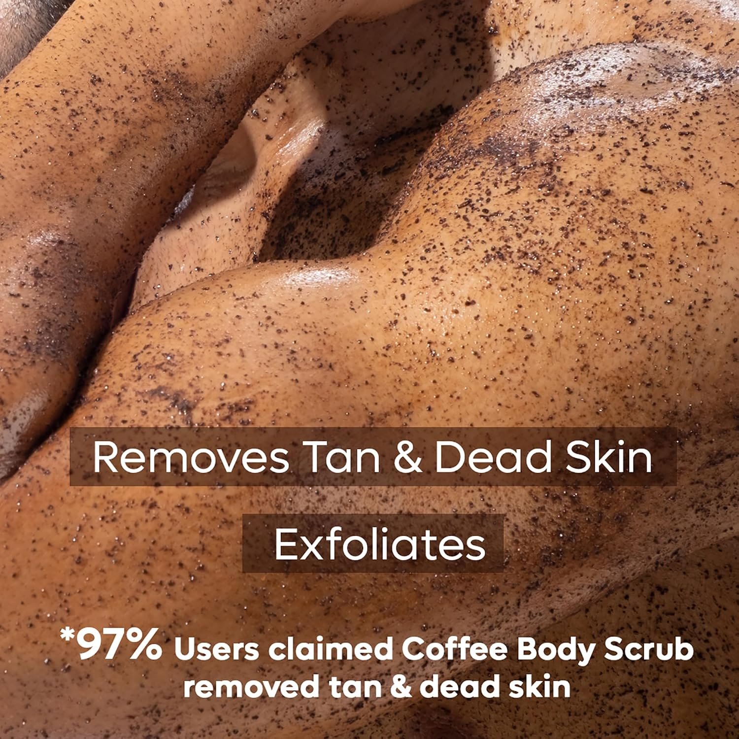 mCaffeine Exfoliating Coffee Body Scrub Powder Jar for Tan Removal&Soft-Smooth Skin|De-Tan Bathing Scrub With Coconut Oil,Removes Dirt&Dead Skin From Neck,Knees,Elbows&Arms| 100Gm thumbnail