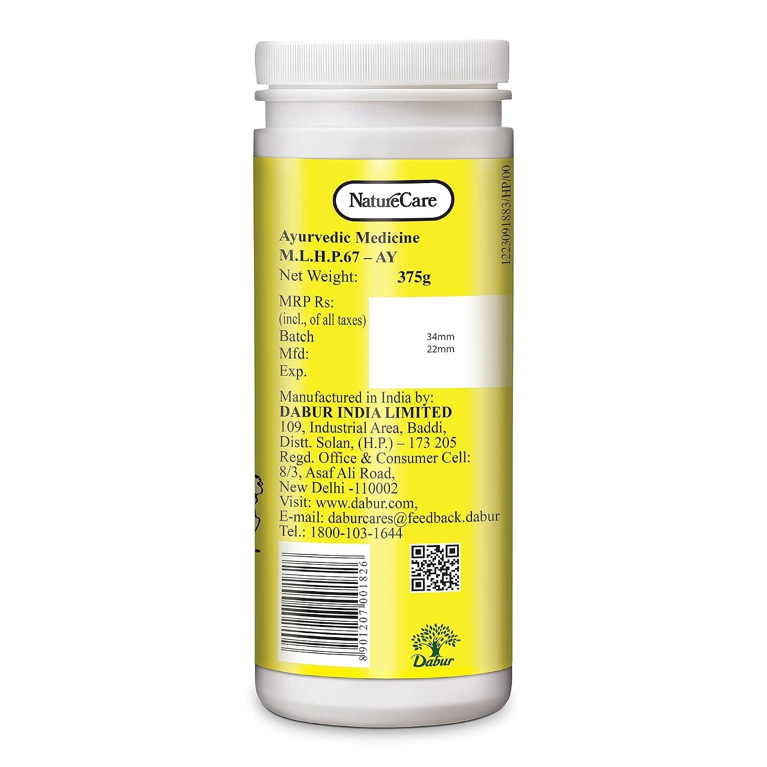Dabur Nature Care Isabgol 375g | Natural Dietary Fibre | Helps Support Healthy Digestion & Relieve Constipation thumbnail