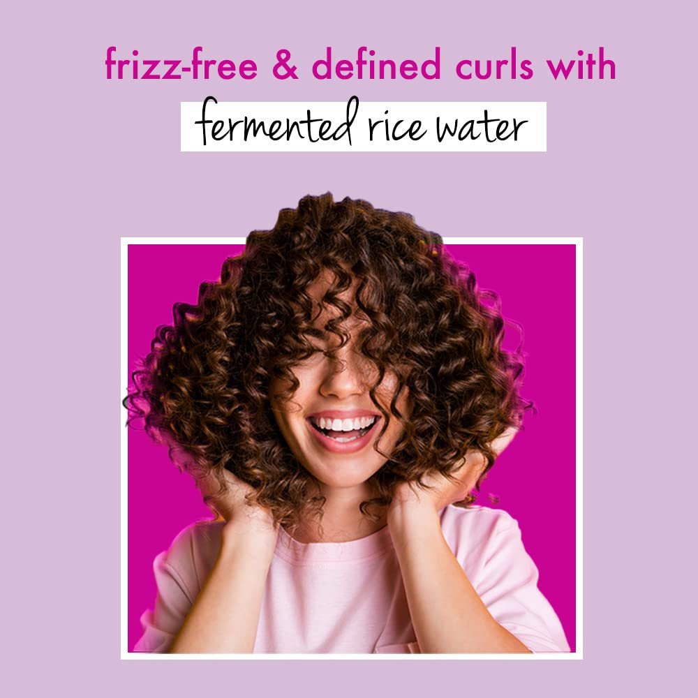 Love Beauty And Planet Rice Water & Angelica Seed Oil Silicone-Free Curl & Waves Shampoo|| No Parabens|| No Sulfates|| Angelica Essential Oil|| 400ml thumbnail