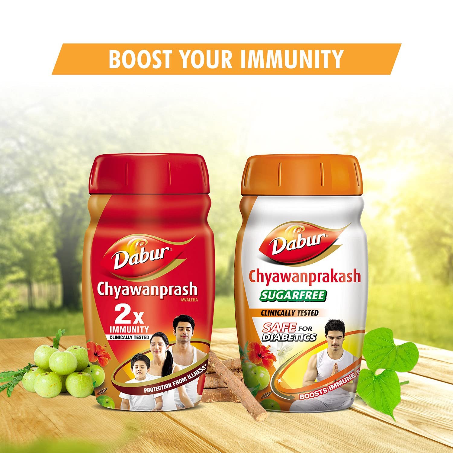 Dabur Chyawanprakash Sugarfree powder : Clincally Tested Safe for Diabetics |Boosts Immunity |helps Build Strength and Stamina - 900gm thumbnail