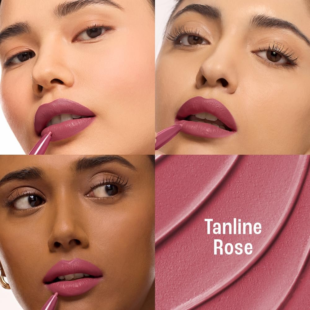 Lakme 9to5 Hya Beach Edit, Lipstick + Liner Duo, Tanline Rose, Infused with Hyaluronic Acid, Vitamin E, Jojoba Oil, Comfortable Matte Finish, SPF Powered, Hydrating Lipstick, 2+0.2 g thumbnail