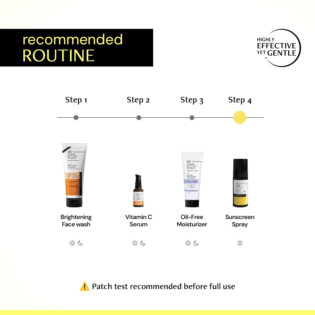 Deconstruct Sunscreen Spray SPF 50 PA++++ | With Niacinamide & Cica Extract | No Rub Formula | Lightweight Broad Spectrum Protection | Quick Absorbing, Non-Sticky, Water Resistant| 50g thumbnail