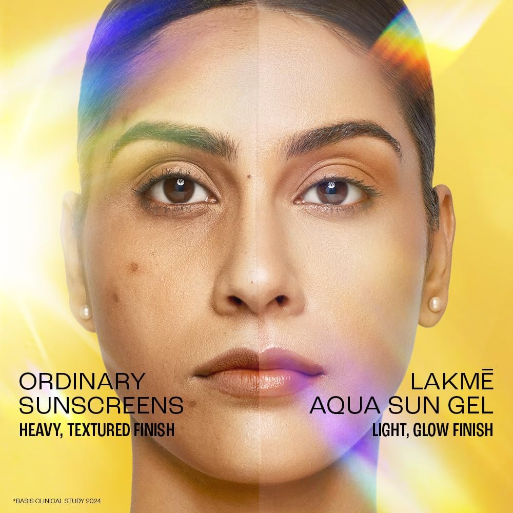 Lakmē 5% Niacinamide & VIT C water-light Sunscreen gel SPF 50 Pa++++ 50g thumbnail
