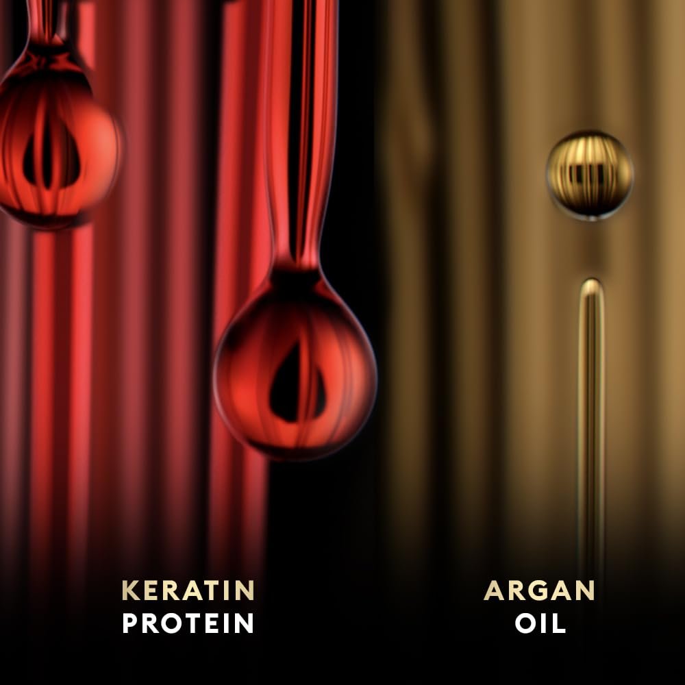 TRESemme Keratin Smooth+ Shampoo 180ml With Keratin Protein and Argan Oil | Salon-Like Smooth Hair | Up To 72H Frizz Control thumbnail
