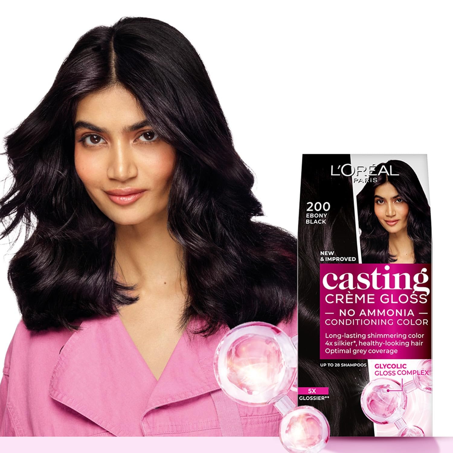 L'Oréal Paris Casting Crème Gloss Hair Color 60g + 40ml + 60g