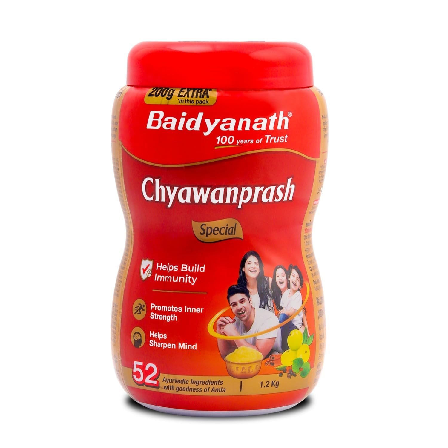 Baidyanath Chyawanprash Special-1.2 Kg |Enriched with 52 Essential Herbs & Minerals |