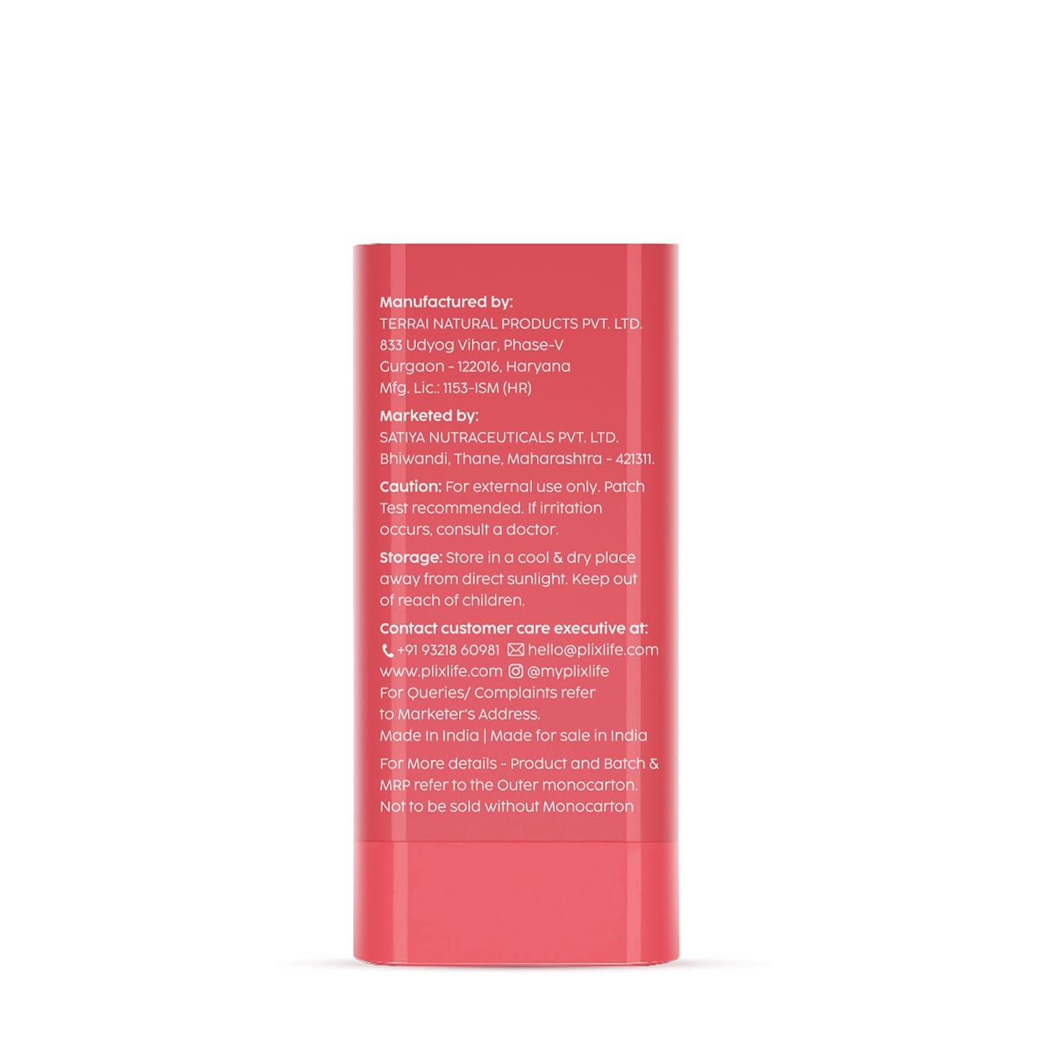 PLIX THE PLANT FIX Watermelon Protect Invisible Sunscreen Stick With New-Age UV Filters | In Vivo Tested SPF 50 PA+++ | Lightweight & Non-sticky | For Mess-free Application |15g thumbnail