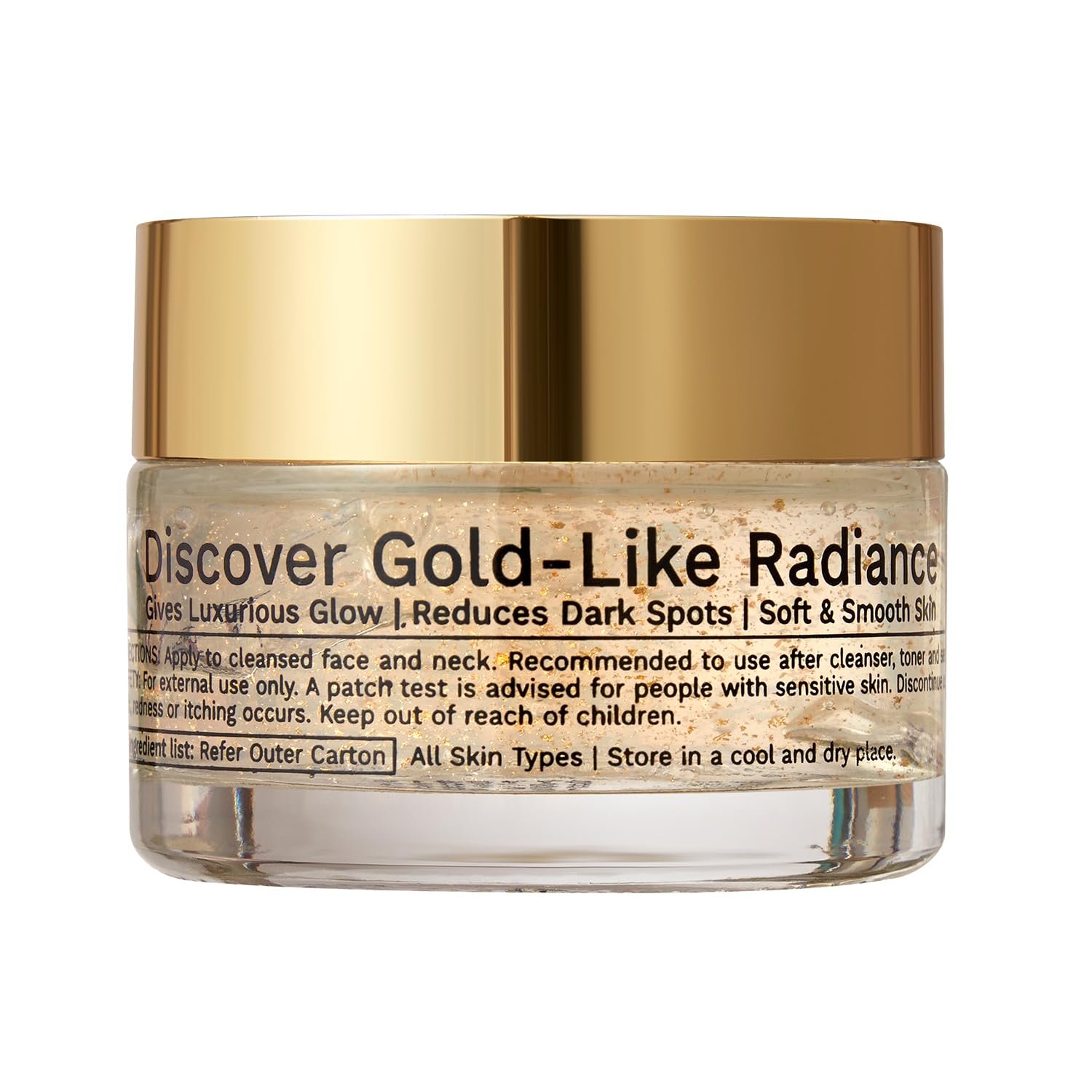 Pilgrim 24k Gold Gel Moisturizer with Hyaluronic Acid & Alpha Arbutin for men & women 50gm | Moisturizer for face | Reduces dark spots | Gives luxurious glow | Non-greasy thumbnail