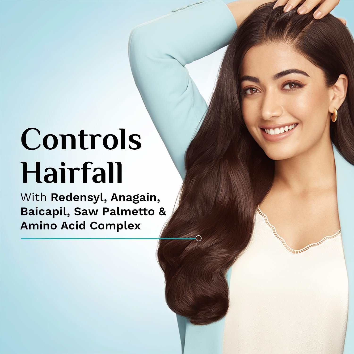 Pilgrim Redensyl & Anagain Hairfall Control Shampoo with Korean Black Rice 400ml | Anti Hairfall shampoo for Men & Women | Reduces Hairfall | Promotes Hair Thickness | For All Hair Types thumbnail