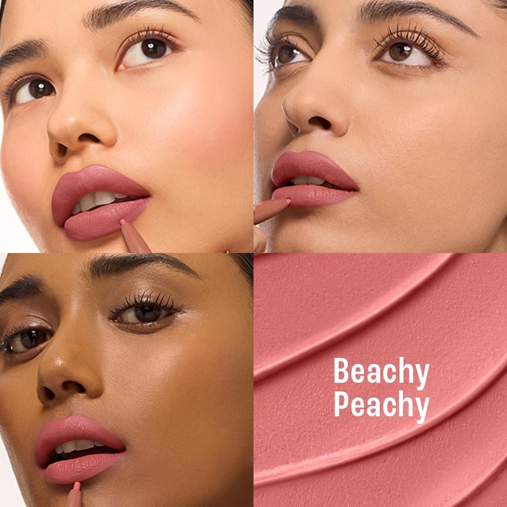 Lakme 9to5 Hya Beach Edit, Lipstick + Liner Duo, Beachy Nude, Infused with Hyaluronic Acid, Vitamin E, Jojoba Oil, Comfortable Matte Finish, SPF Powered, Hydrating Lipstick, 2+0.2 g thumbnail