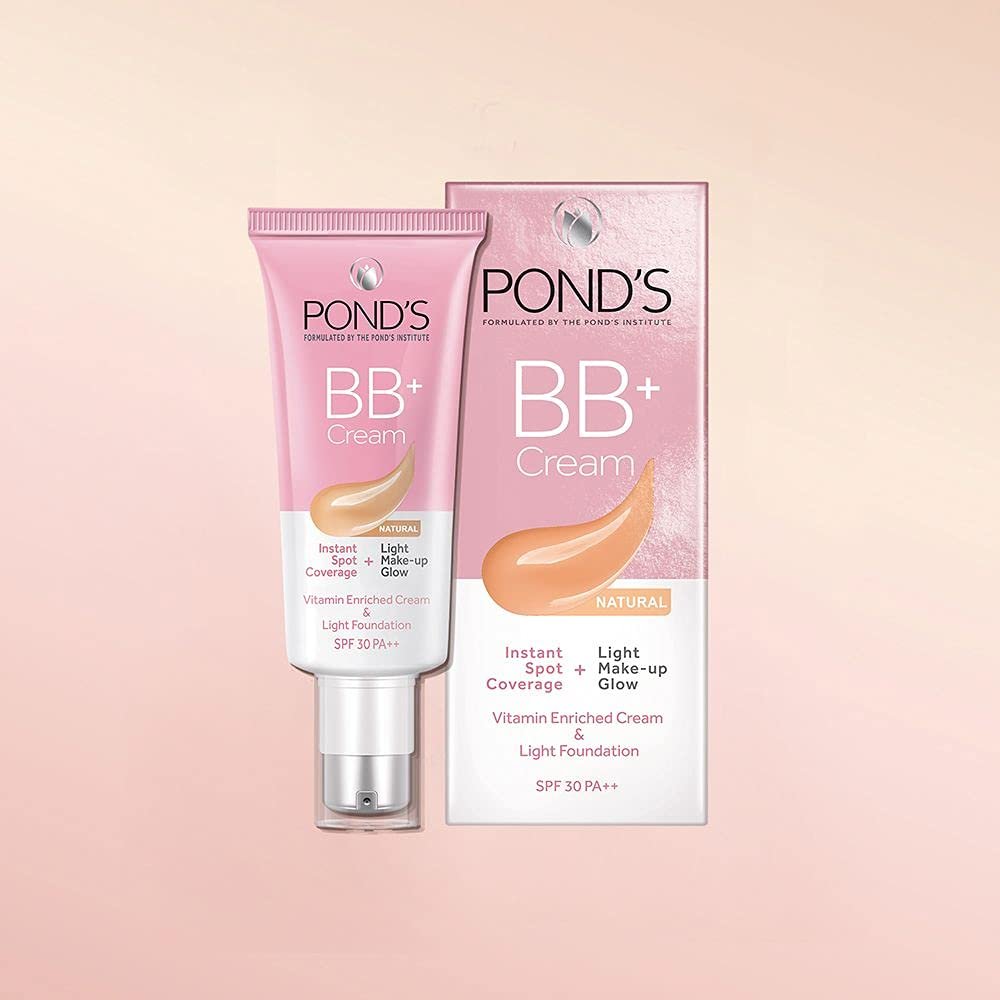 POND'S BB+ Cream, Instant Spot Coverage + Light Make-up Glow, Natural 30g thumbnail