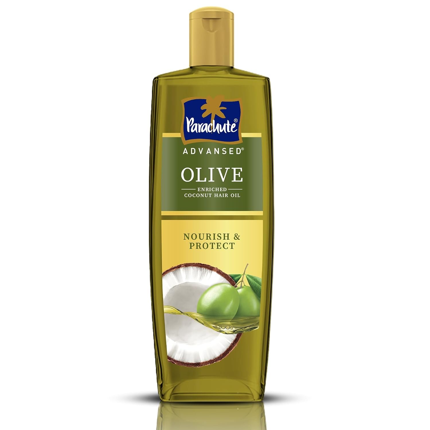 Parachute Advansed Olive Enriched Coconut Hair Oil for Stronger Nourished Hair | 300ml thumbnail