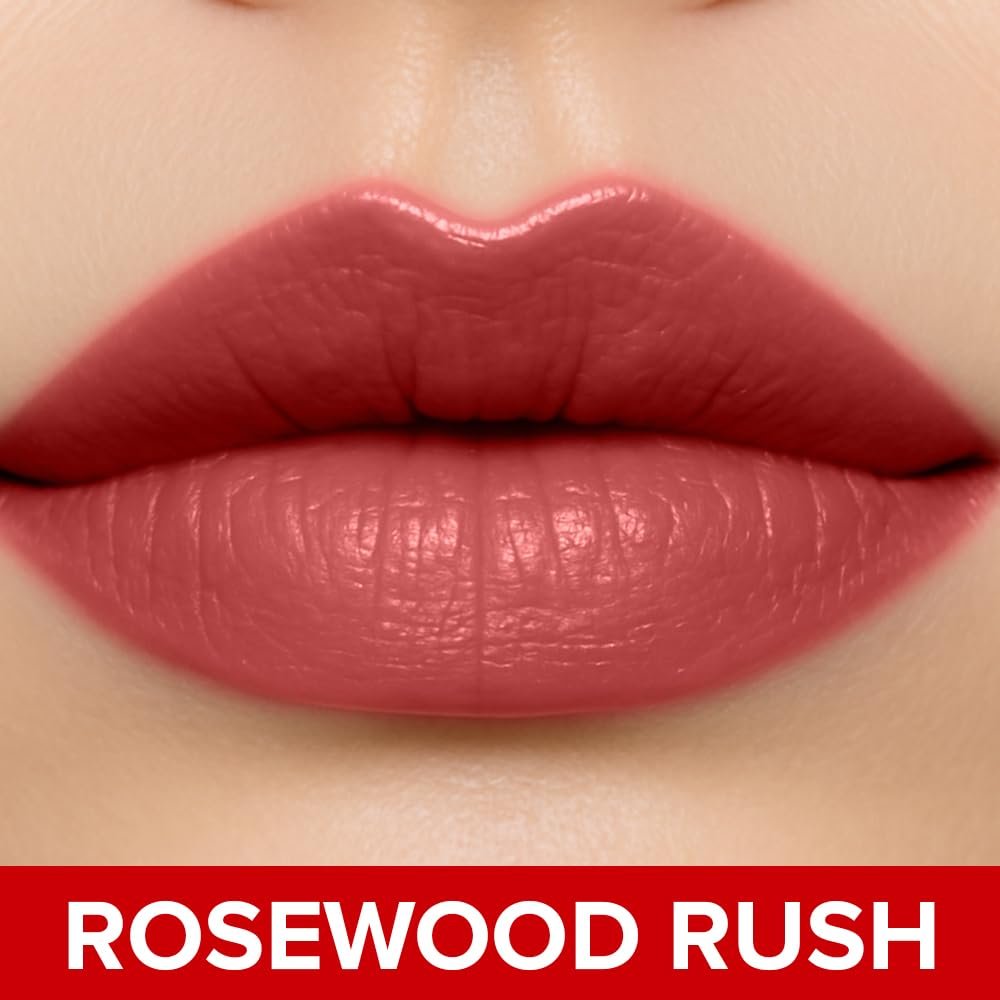 Daily Life Forever52 Satin Finish Lip Paint | Long-Lasting 16-Hour Wear | Moisturizing, Lightweight | Glossy, Smooth & Plump Lips (Rosewood Rush 08, Nude 4g) thumbnail