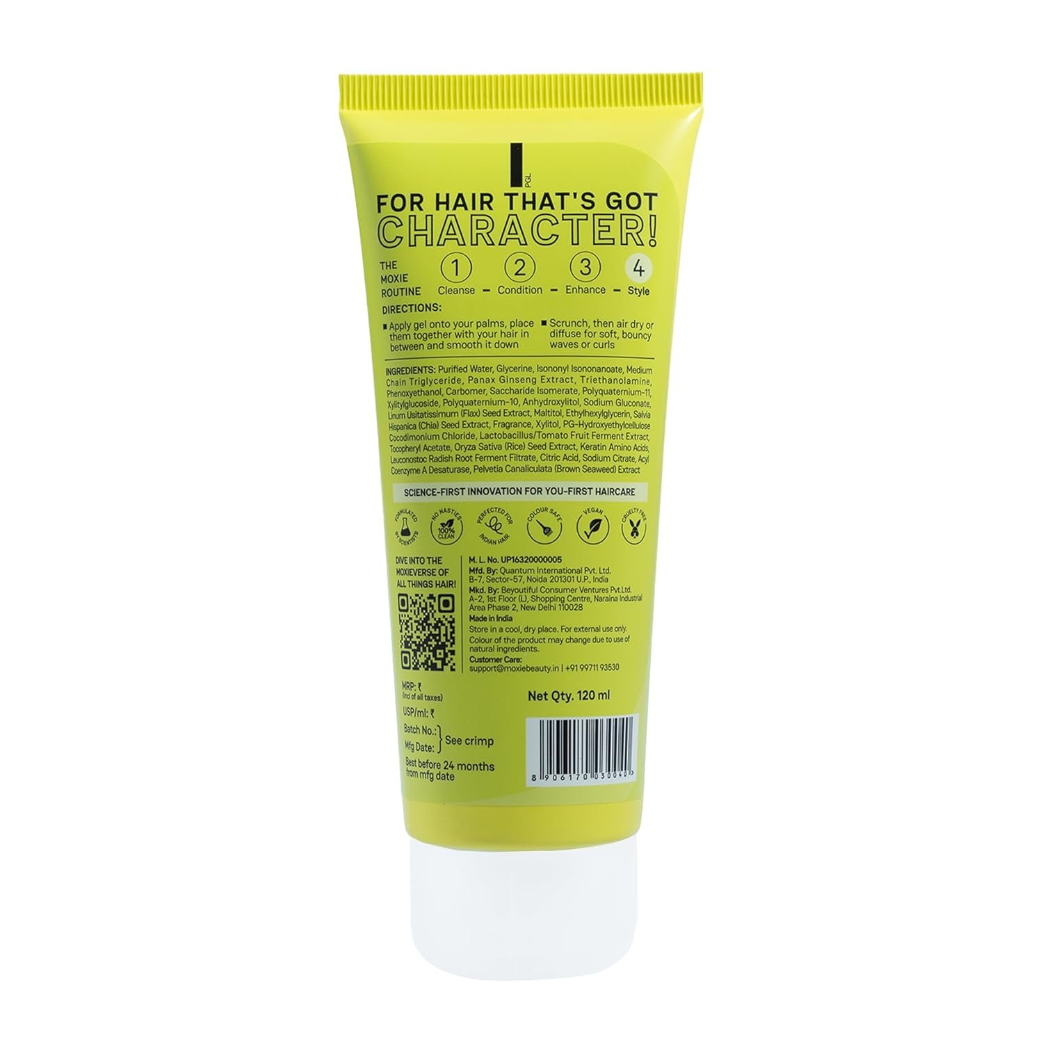 Moxie Beauty Flexi Styling Serum Gel Medium Hold Frizz Control 120ml Medium hold | 94% users reported frizz reduction | Non-crunchy, non-sticky finish | Sulphate, paraben & silicone free thumbnail