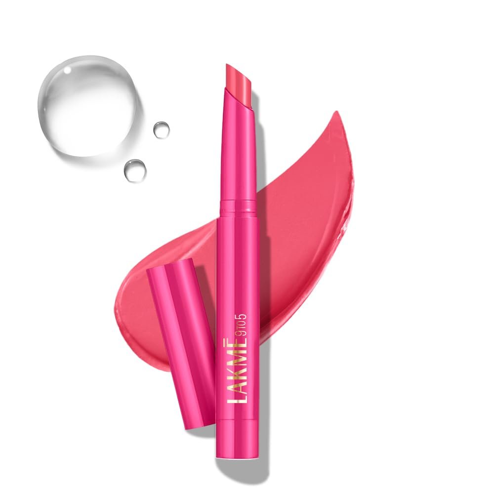 Lakme 9 to 5 Forever Matte Lip Crayon, Power Pink, 1.1g, for Smooth and Supple Lips, with Vitamin C, Matte Finish, 8 Hr Hydration, Long Lasting all day comfort, Retractable Crayon thumbnail