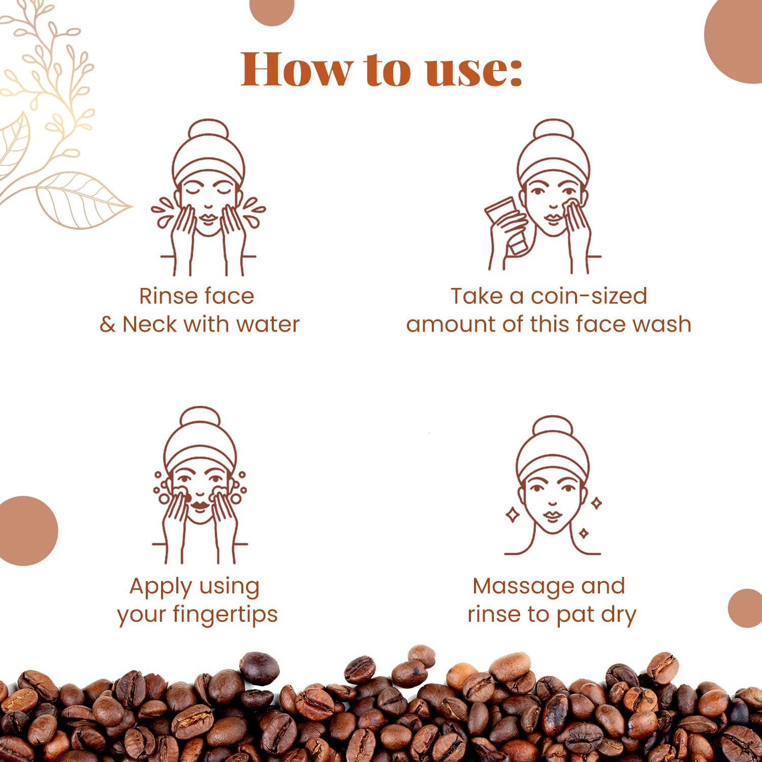 NutriGlow NATURAL'S Coffee Face Cleanser with Yogurt & Honey, 100 g thumbnail