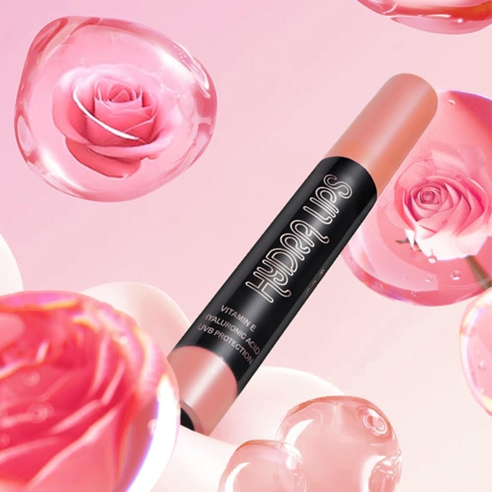 Daily Life Forever52 Hydra Lipstick, Semi-Matte Finish| Enriched with Hyaluronic Acid, Vitamin E & UVB Filter| 97% Lip Darkness Reduction | Vegan & Cruelty Free (ROSE BUBBLES-05, 2g) thumbnail