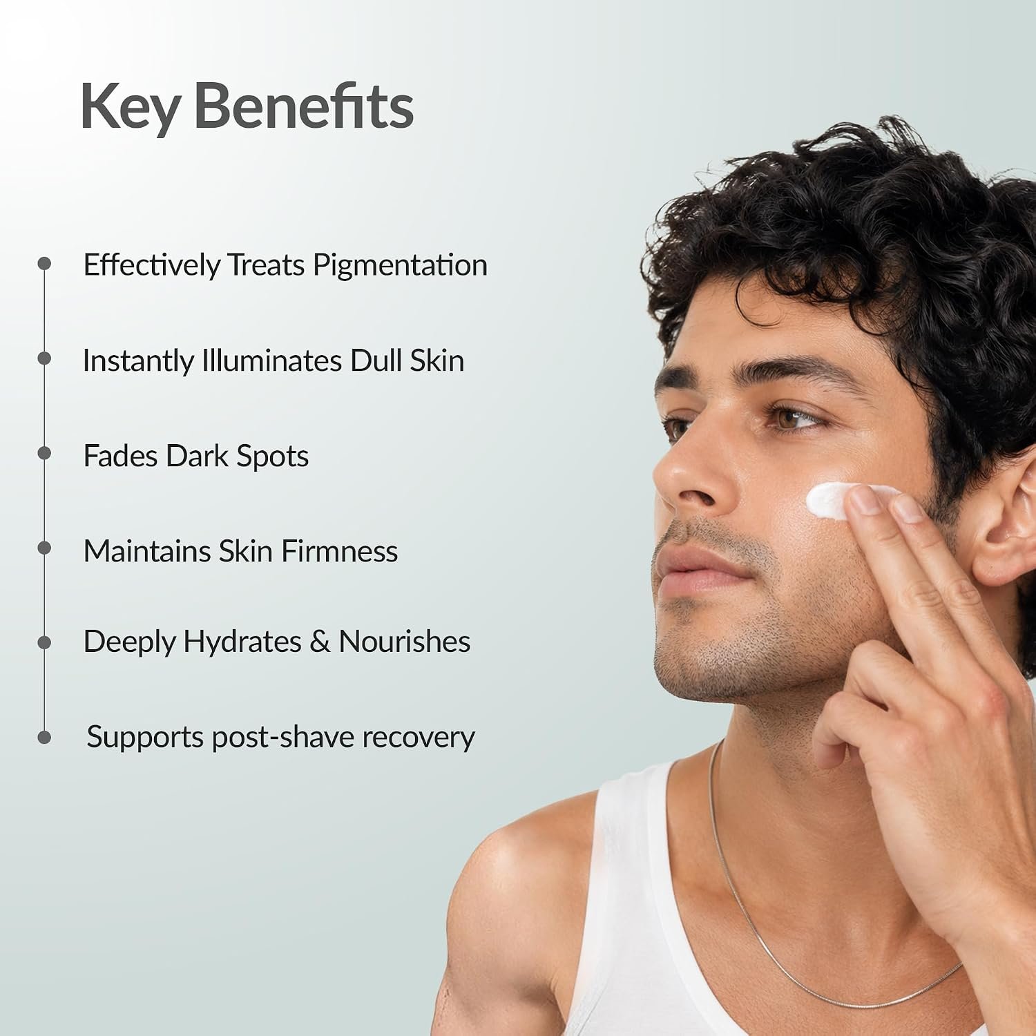 Fixderma Brightening Face Moisturizer for Men | Helps Reduce & Even Skin Tone | Hydrating Moisturizer for Bright, Smooth & Healthy-Looking Skin | 50g thumbnail