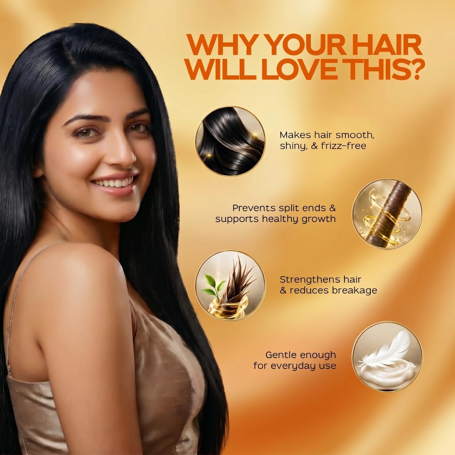 Nyle Naturals Damage Repair Shampoo with Papaya & Shikakai | Nourishing Shampoo for Damaged & Dry Hair | Helps Cleanse, Strengthen & Improve Hair Manageability | 800ml thumbnail