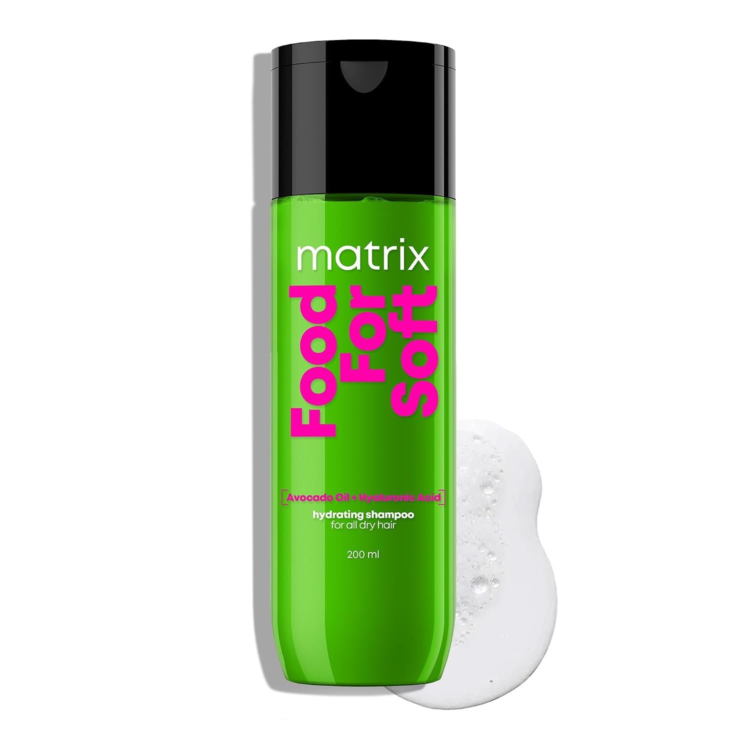 Matrix Professional Food For Soft Hydrating Shampoo for Dry, Dehydrated Hair | 5x More Hydration |3 Days Of Softness| With Hyaluronic Acid & Avocado Oil 200ml thumbnail