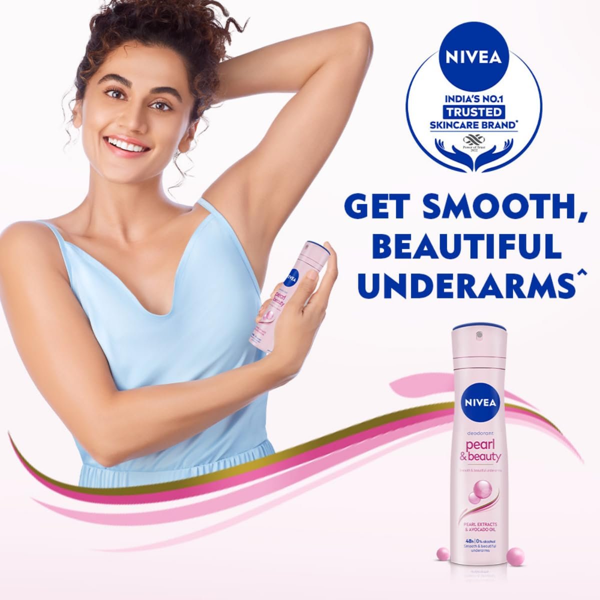 NIVEA Pearl & Beauty Deodorant Spray for Women 150ml thumbnail