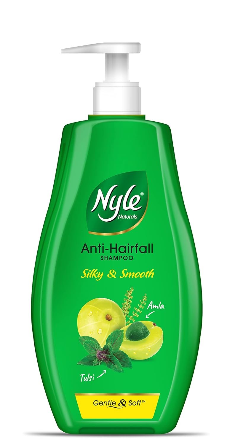 Nyle Naturals Dryness Hydration Shampoo with Tulsi & Aloe Vera | Moisturizing Shampoo for Dry Hair | Helps Cleanse, Hydrate & Soften Hair | 800ml thumbnail