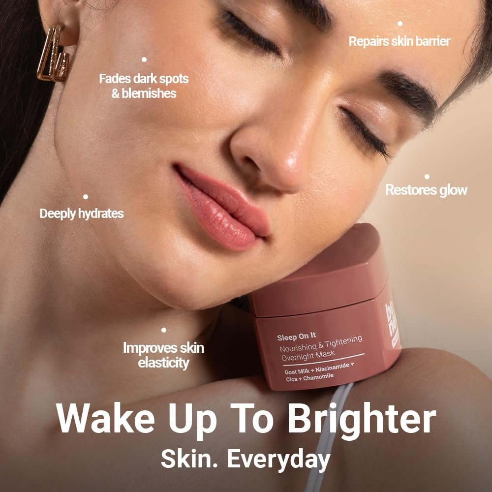 Sleep On It Overnight Hydrating Mask 50ml – Leave-on Night Cream Mask with Goat Milk, Niacinamide for Glowing, Nourished Skin; Hydration & Repair; Suitable for Men & Women, All Skin Types thumbnail