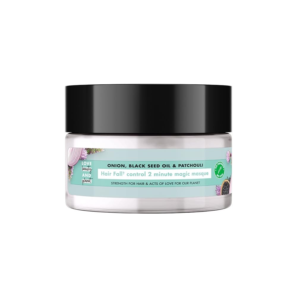 Love Beauty & Planet Onion, Black Seed & Patchouli Magic Mask for Hair Fall ControlINo Sulfates,No Paraben|200ml thumbnail