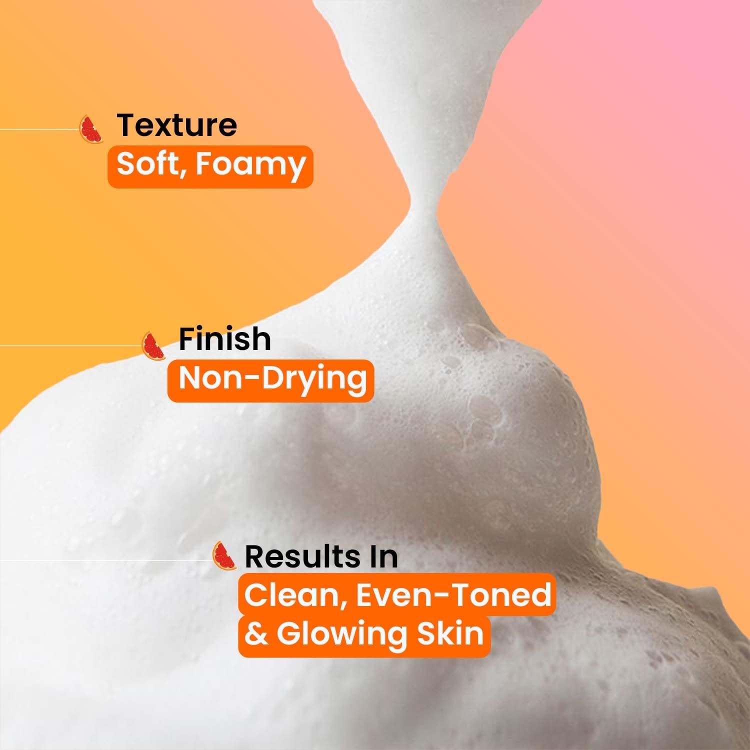 DOT & KEY Vitamin C Super Bright Foaming Face Wash For Dull & Pigmented Skin | With Triple Vitamin C, Blood Orange & Papaya 80ml thumbnail