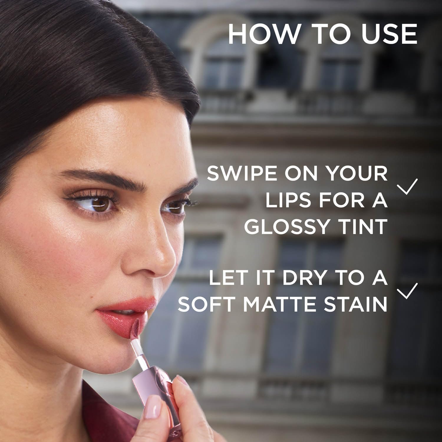 L'Oreal Paris Hyaluron Tint Lip Stain Serum, 420 Le Rouge Paris +80% Hydration, Infused with Hyaluronic Acid, High-Shine Tint, Plumper & Fuller Lips, Non-Sticky thumbnail