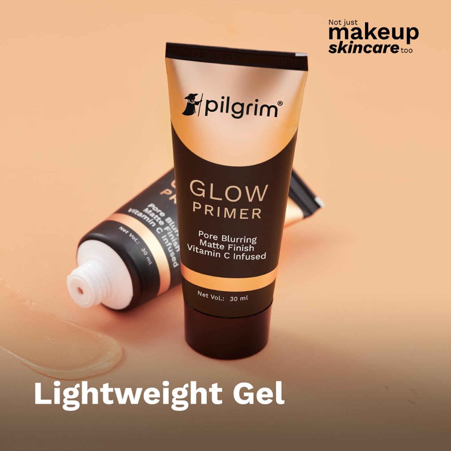 Pilgrim Glow Primer Lightweight Gel Based Velvety Matte Finish, Blurs Pores, Vit C+E Infused thumbnail