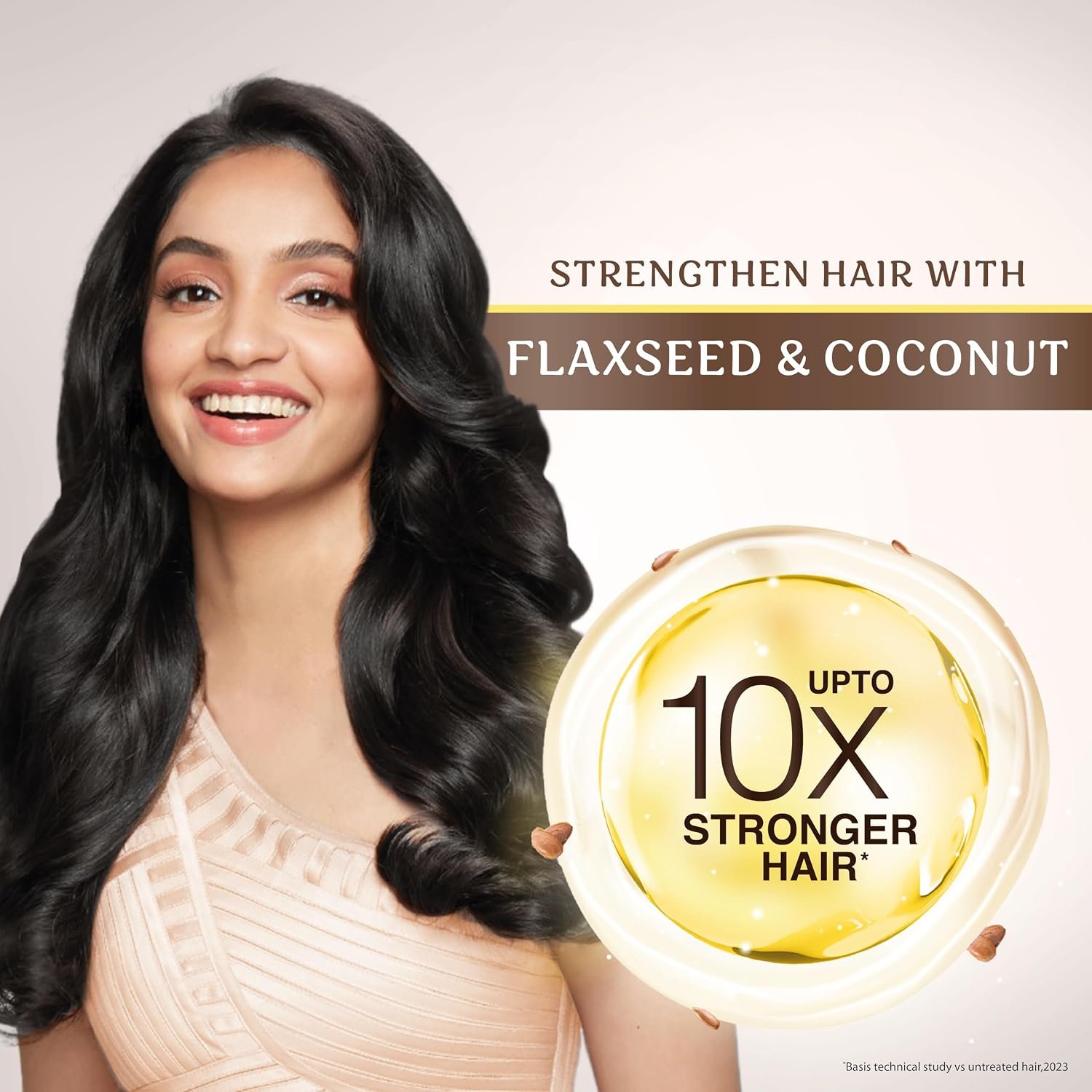 Parachute Advansed Flaxseed Enriched Coconut Hair Oil for Stronger, Smoother Hair | Up to 10x Less Breakage| 2x Softer Hair | Deep Nourishment with Jasmine Extract, 300ml thumbnail