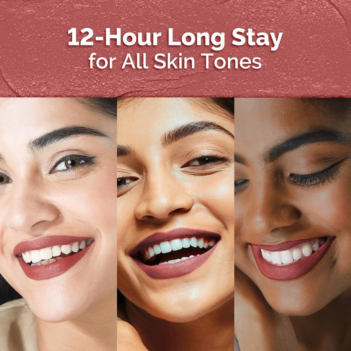 Mamaearth Moisture Matte Longstay Lipstick with Avocado Oil & Vitamin E for 12 Hour Long Stay-20 Red Caramel - 2 g thumbnail