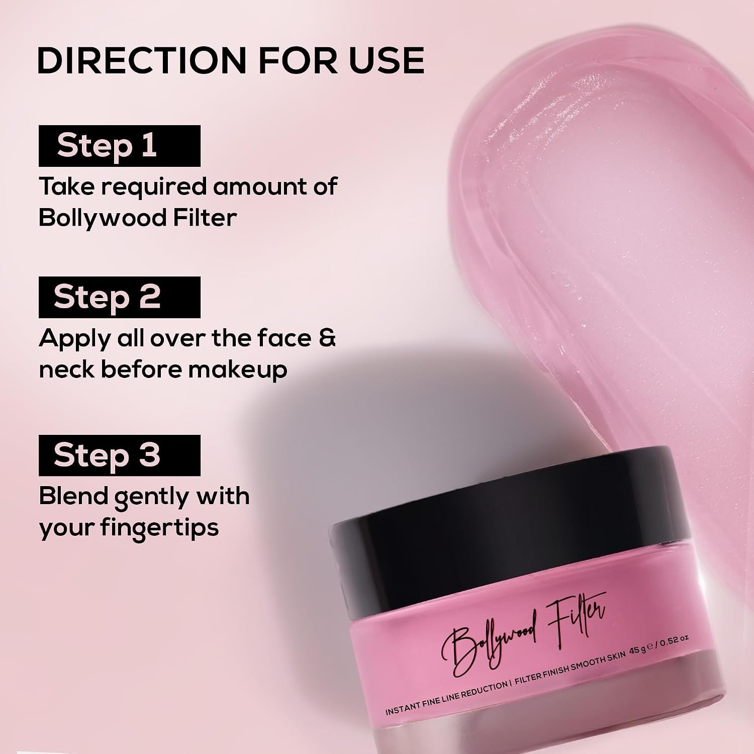 RENEE Bollywood Filter Face Primer 45gm | for a Flawless & Smooth Skin | Blurs Fine Lines, Wrinkles & Pores Instantly | Hydrating, Lightweight & Non-sticky | Cruelty-free thumbnail