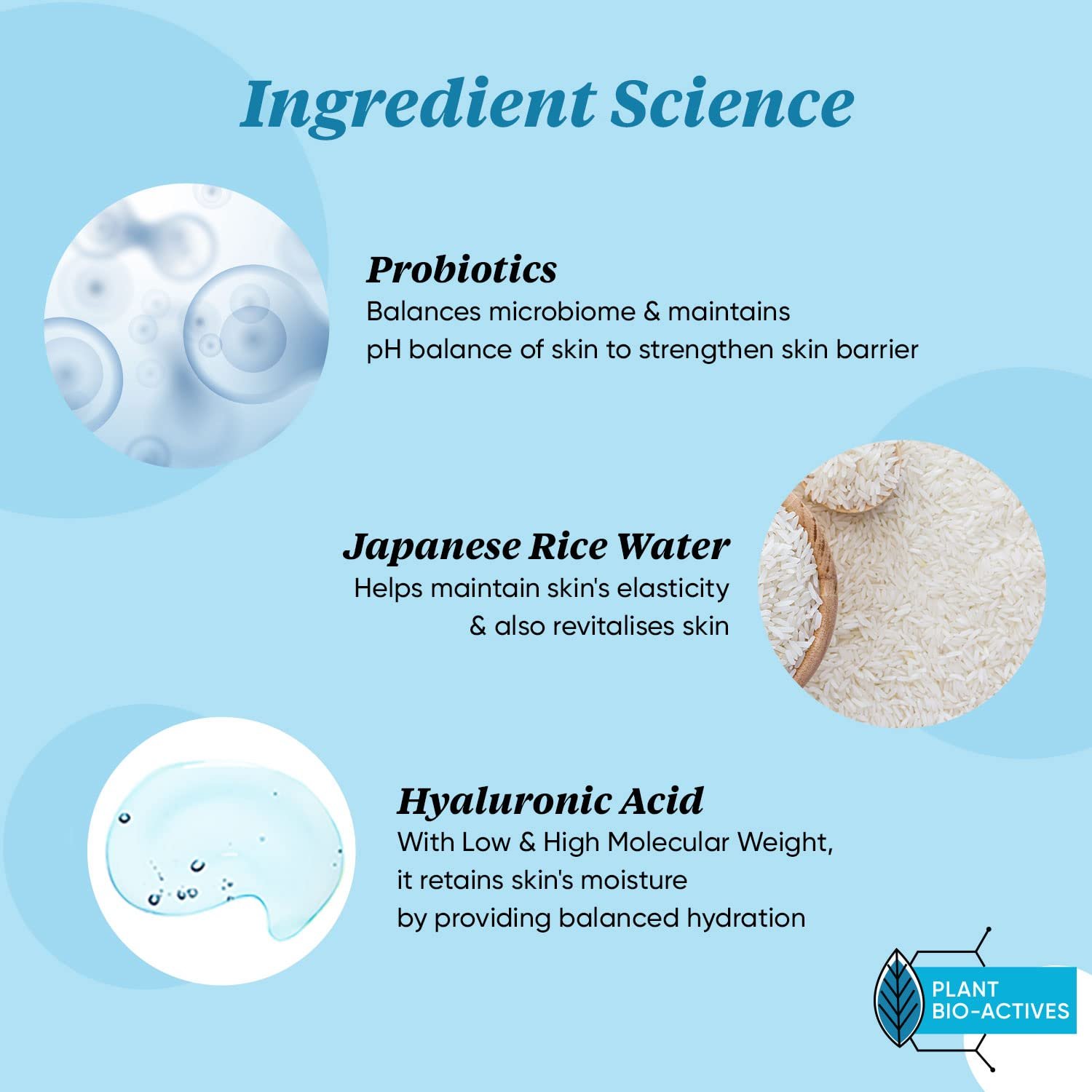 Dot & Key 72HR HYDRATING GEL + Probiotics Moisturizer for Face | With Hyaluronic Acid, Kombucha & Rice Water | Lightweight gel Moisturizer 15ml thumbnail
