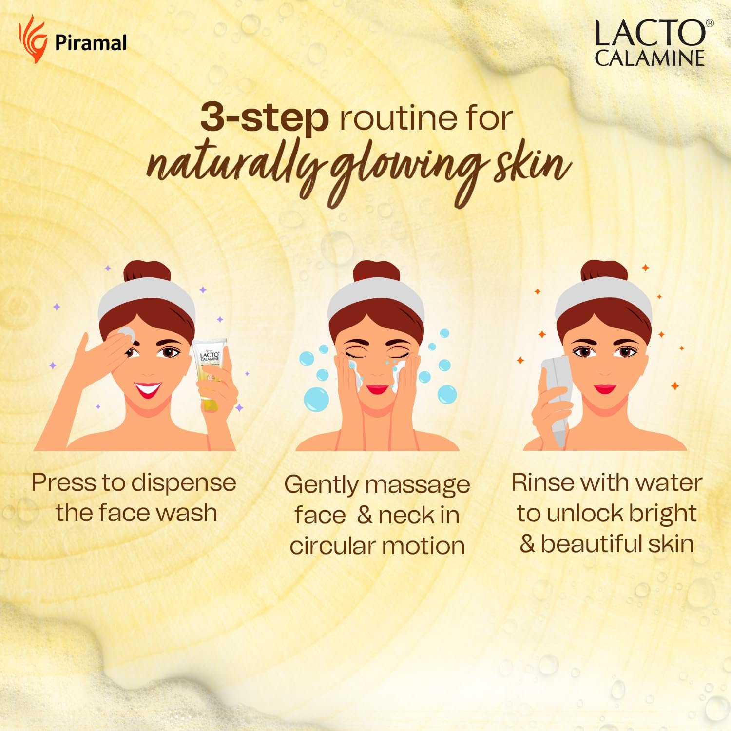 Lacto Calamine Ubtan Face Wash for Glowing Skin | Natural Face Wash with Sandalwood, Saffron, Neem, Almond & Turmeric | Exfoliating Facewash reduces Tan | Sulphate, Paraben Free |100 ml Pack thumbnail