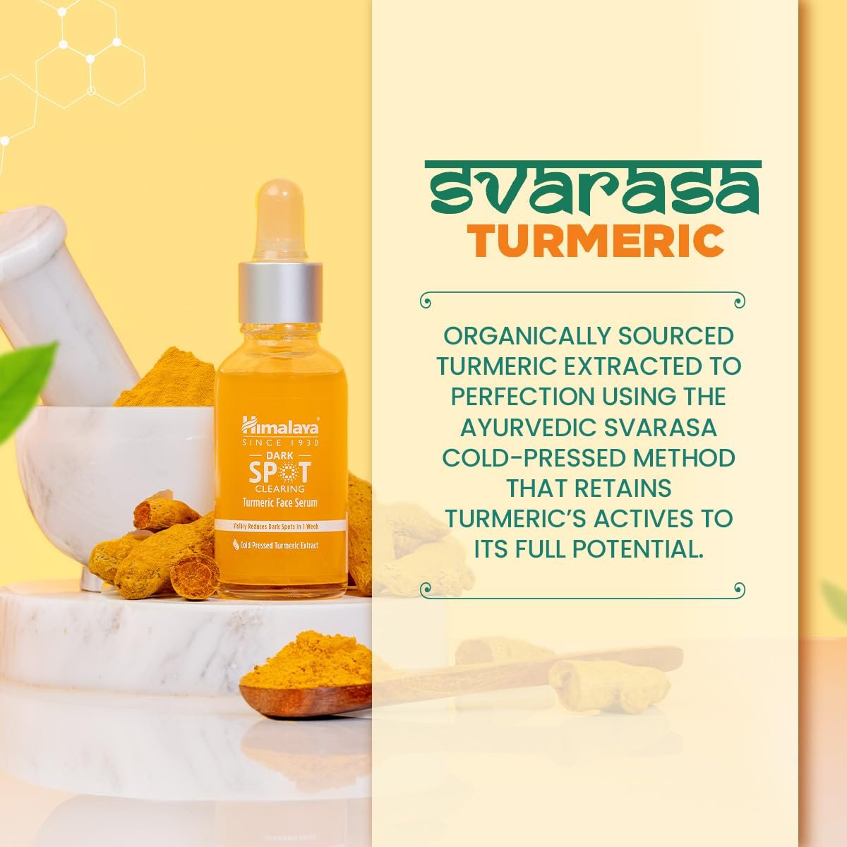 Himalaya Dark Spot Clearing Turmeric Face Serum, 15 mL Visibly Reduces Dark Spots from Day 7 | thumbnail