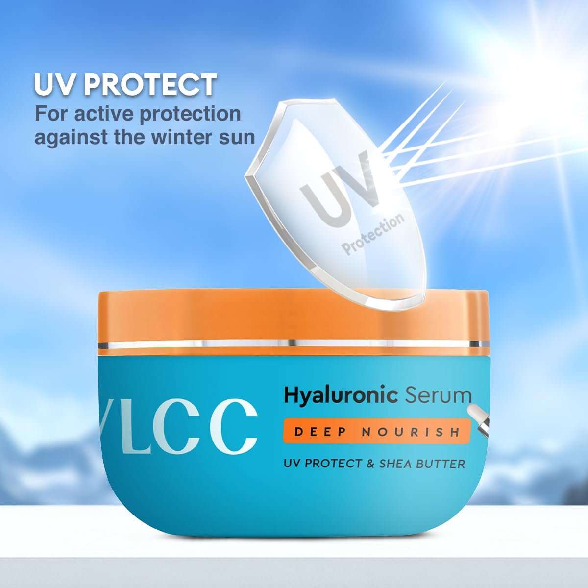 VLCC Deep Nourishing Face Cream with UV Protect - 200g | With Hyaluronic Acid & Shea Butter | UV Protection | Winter Skin Protection | Intense Moisturization & Nourishment thumbnail