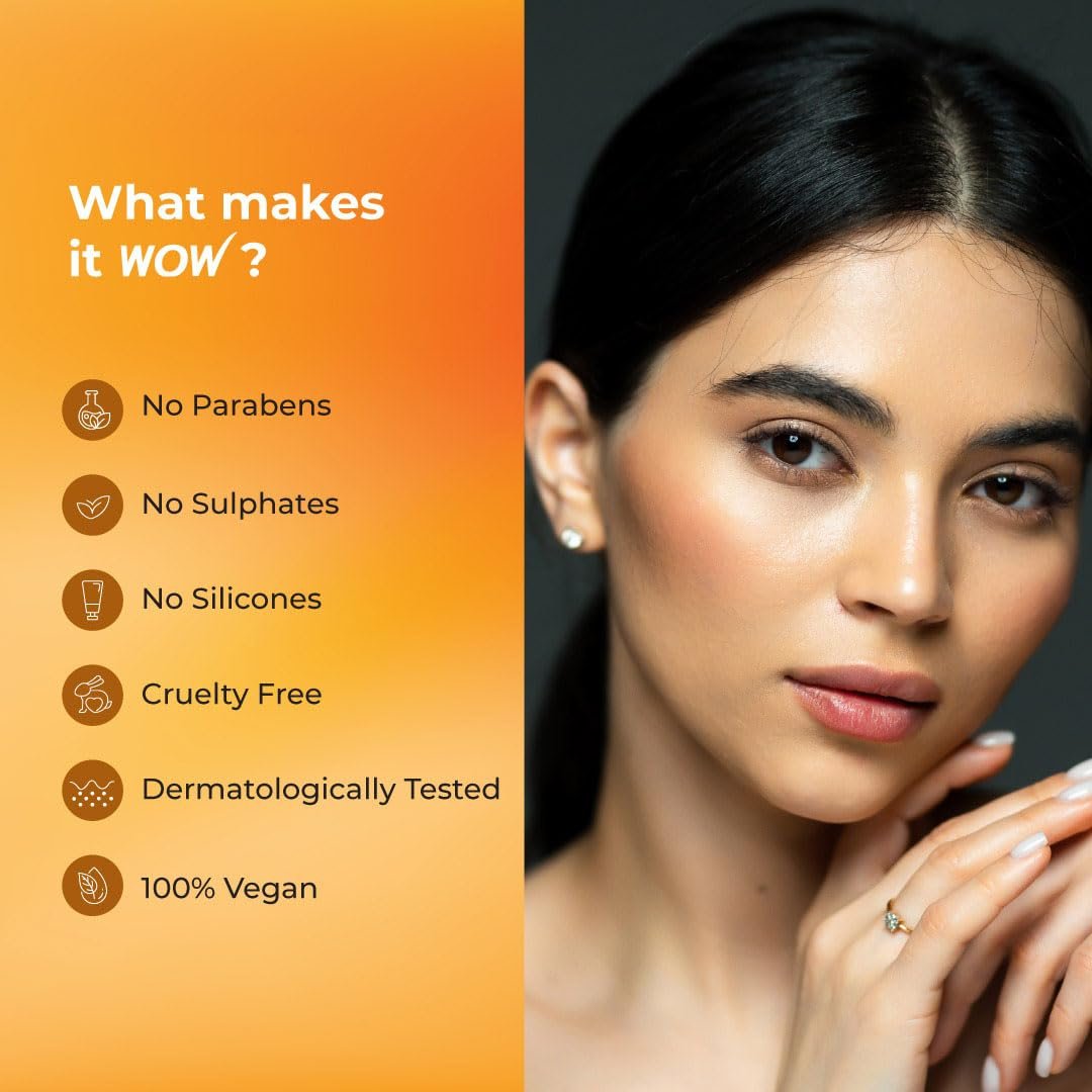 WOW Skin Science Ubtan Cleansing Face Wash | Turmeric & Saffron | All Skin Types | Clear, Glowing Skin | 100% Vegan | Paraben & Sulphates Free | For Women & Men | 100 ml thumbnail