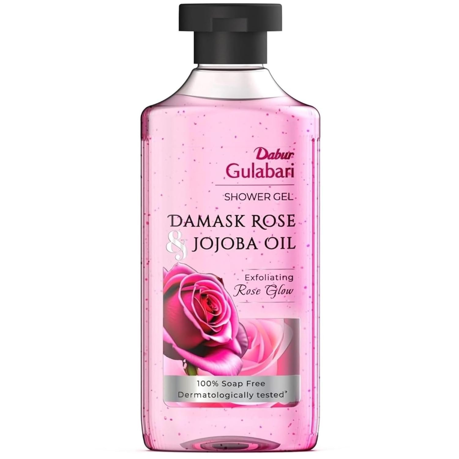 Dabur Gulabari Shower Gel - 250 ml | 99% Pure Glycerine | Gentle Bodywash | Cellulite beads for Exfoliation | 0% Parabens & Soap | thumbnail