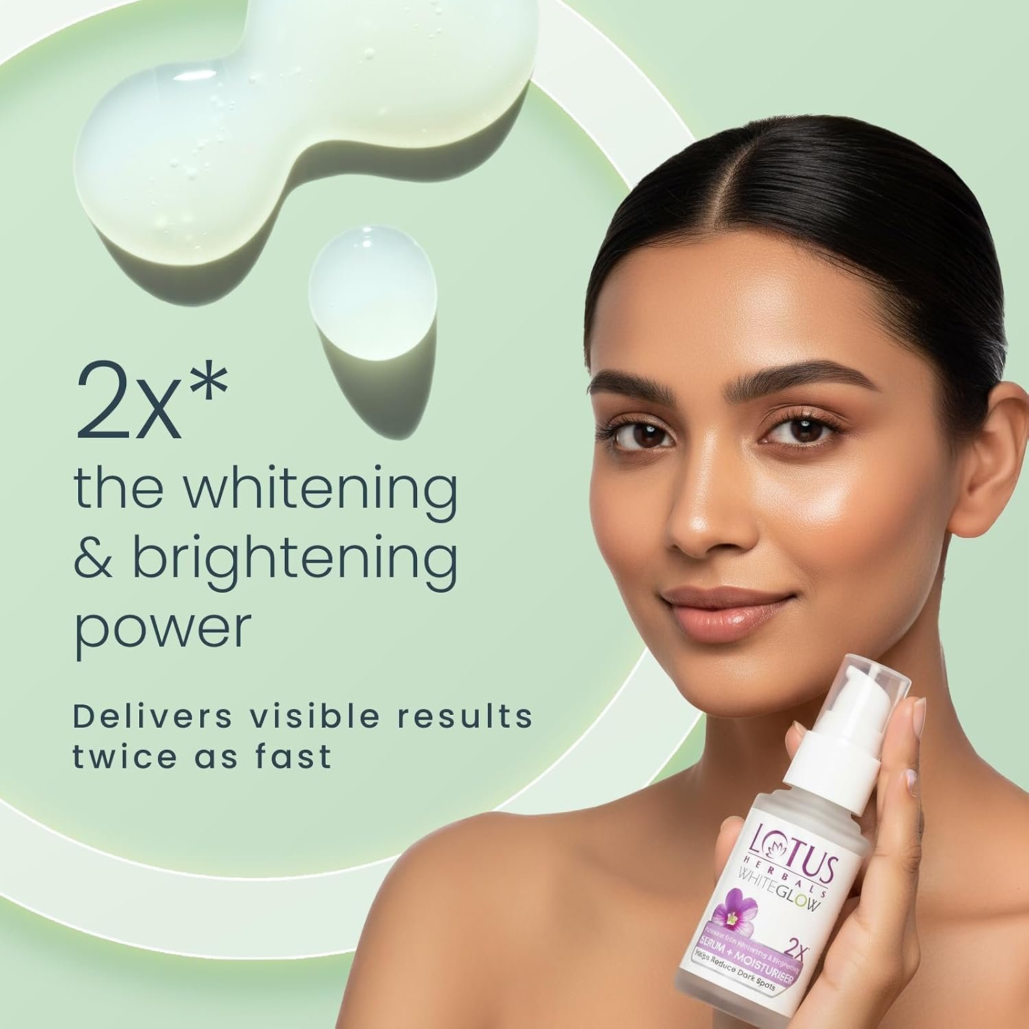 Lotus Herbals WhiteGlow Intensive Skin Whitening & Brightening Serum + Moisturiser 30ml thumbnail