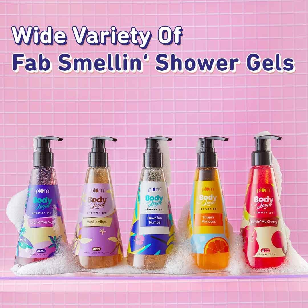 Plum BodyLovin' Orchid-You-Not Shower Gel | SLS-Free Body Wash For Women | Long Lasting Fresh Floral Fragrance | Aloe-Infused Nourishing Body Cleanser For Soft & Smooth Skin (240 ml) thumbnail
