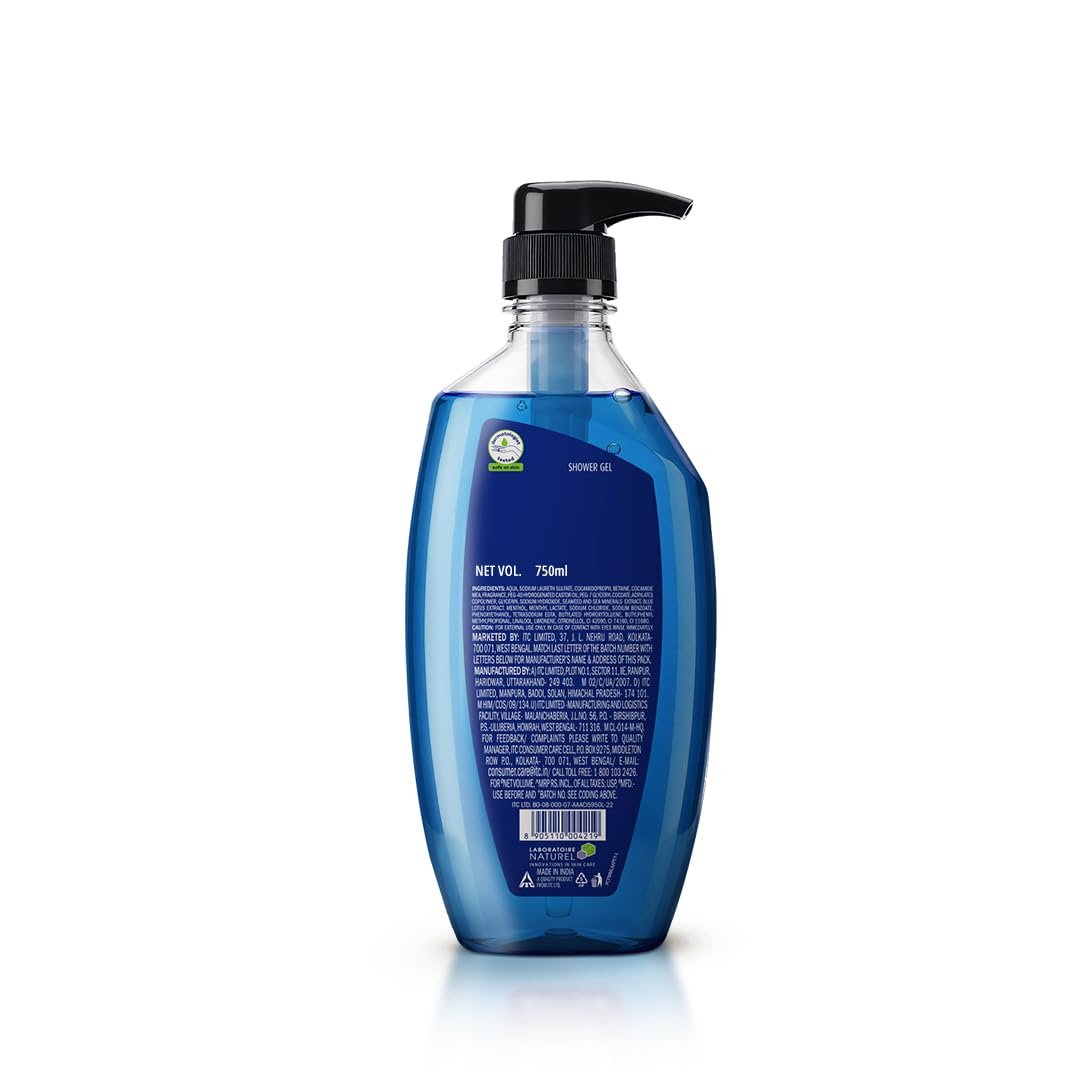 Fiama Men Refreshing Pulse Shower Gel | Body Wash with Skin Conditioners for Refreshed, Clean & Smooth-Feeling Skin | Refreshing Daily Cleansing | 750ml thumbnail