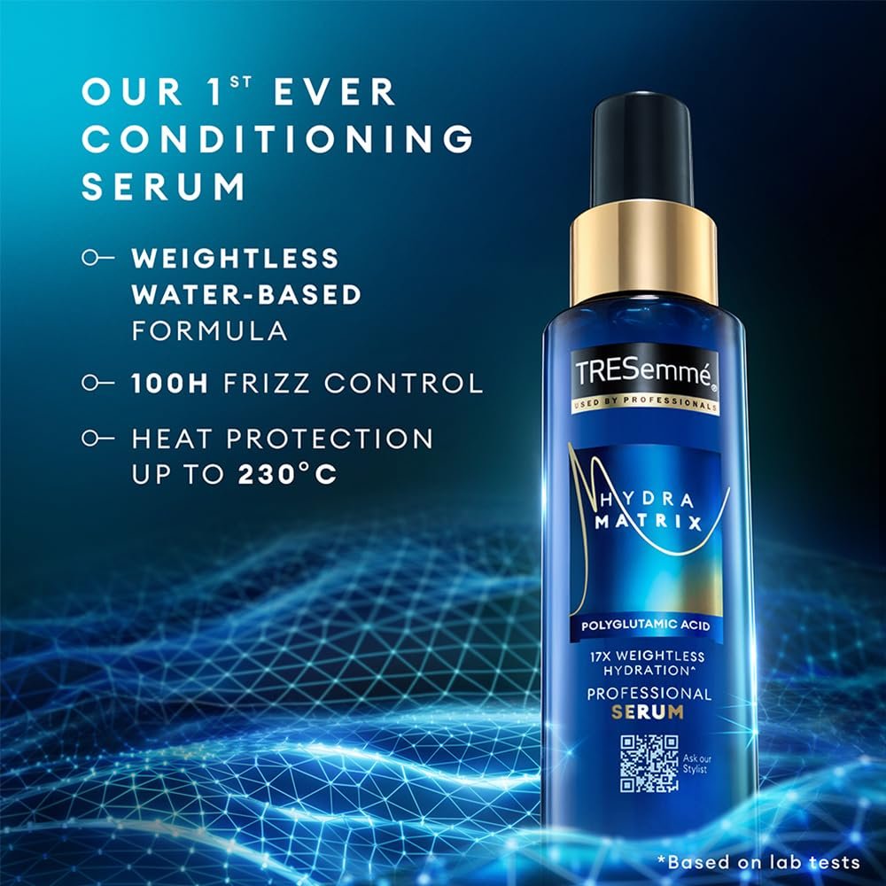TRESemme Hydra Matrix Leave In Conditioner 50ml with Polyglutamic Acid | 100H Hydration, Frizz Control, Heat Protection | Paraben Free Hair Serum for Dry Frizzy Hair thumbnail